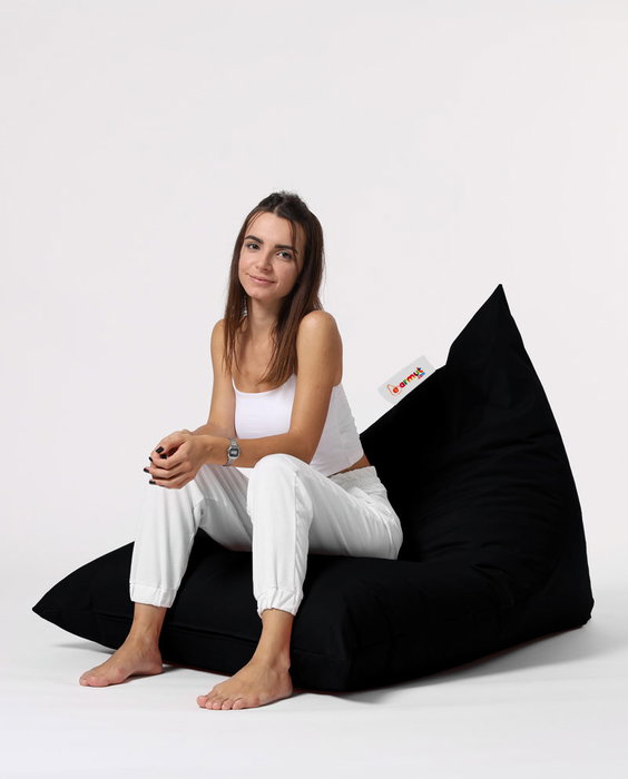 Atelier Del Sofa Pyramid Big Bed Pouf - Negro